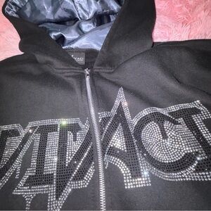 Vivaci bling full zip hoodie